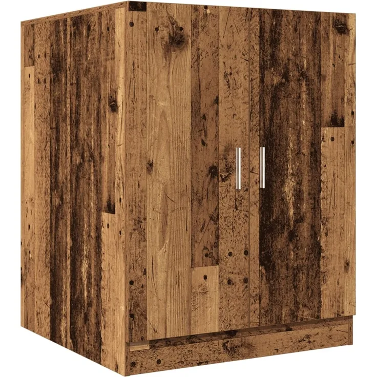 vidaXL Waschmaschinenschrank Altholz-Optik 70,5x71,5x91,5 cm 856640