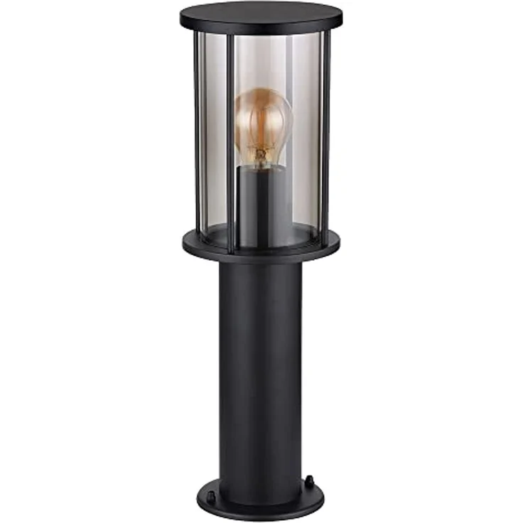 Stehleuchte Gartenlampe, Edelstahl, schwarz, IP54, H 45 cm – Bild 6