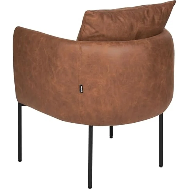 Sessel MALMOS Kunstleder Braun – Bild 5