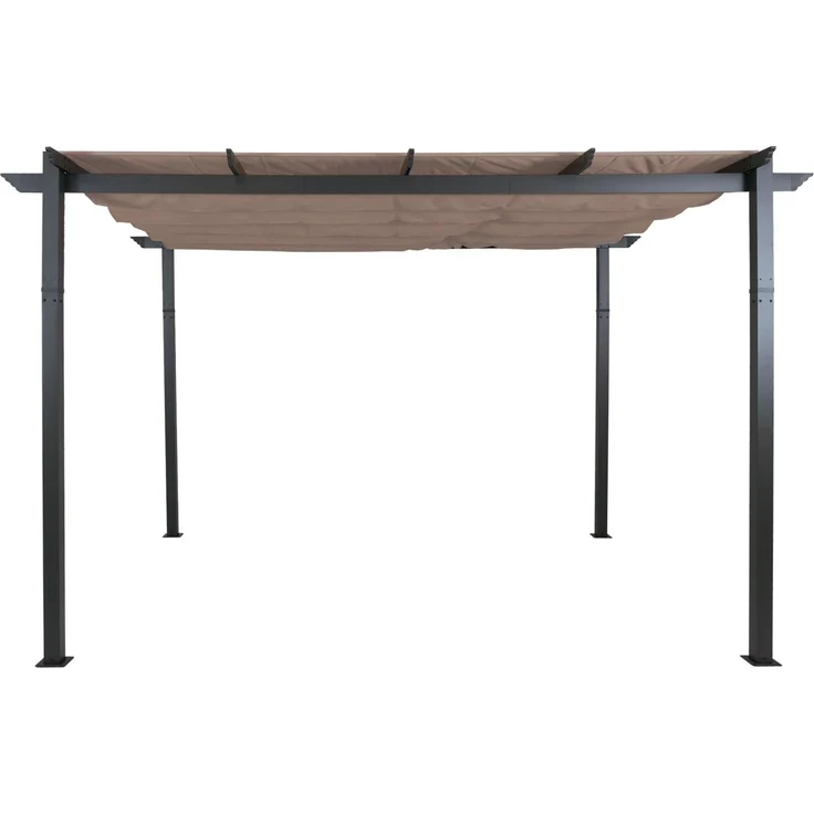 Mendler 'HWC-N93' Pergola, Aluminium taupe, 3 x 4 m – Bild 7