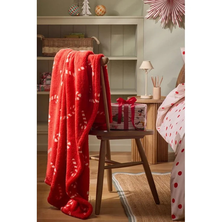 Next Tagesdecke Weihnachtliche Decke aus Fleece – Bild 4