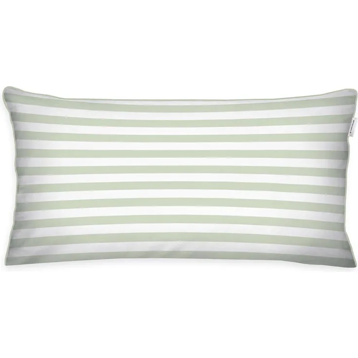 TOM TAILOR HOME Kissenhülle new bedroom, STRIPES WITH A KICK, 40x40cm oder 40x80cm, (1 Stück), mit Wendemotiv, farbiger Paspel und Markenreißverschluss