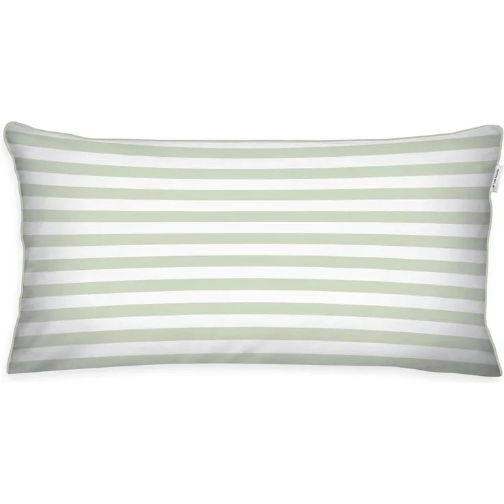 TOM TAILOR HOME Kissenhülle new bedroom, STRIPES WITH A KICK, 40x40cm oder 40x80cm, (1 Stück), mit Wendemotiv, farbiger Paspel und Markenreißverschluss – Bild 1