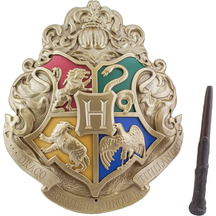 Harry-Potter-Leuchte, blason de Poudlard Tischlampe - Lampe - Schreibtischlampe Mehrfarbig