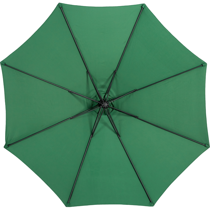 LVHOM Sonnenschirm Ø 300 cm, Großer Marktschirm mit Kurbel und Neigefunktion, UV-Schutz 50+, wasserdichter Gartenschirm für Terrasse & Pool, Dunkelgrün (ohne Ständer) – Bild 9