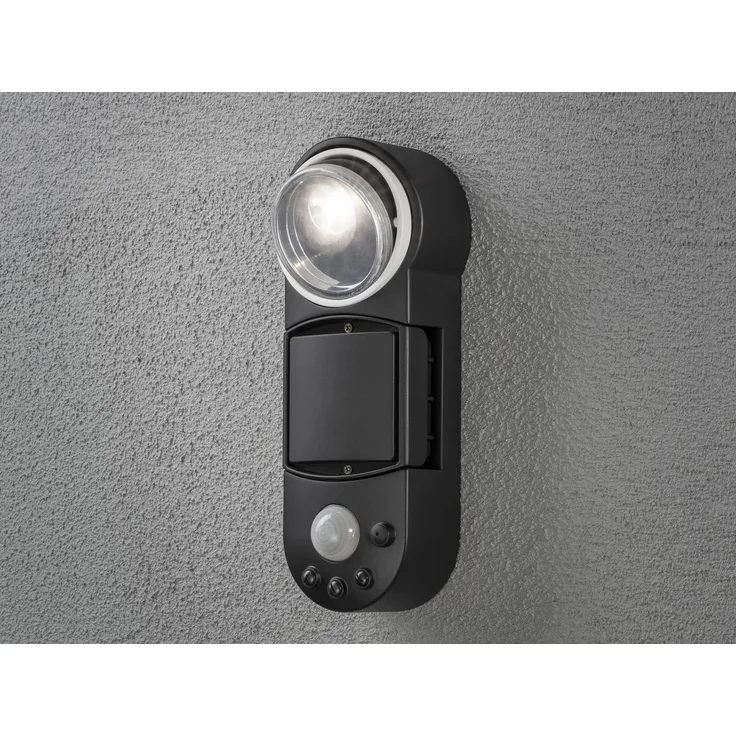 KONSTSMIDE Batterie LED Wandaufbauleuchte mit Bewegungsmelder, schwenkbar, 1,0Watt