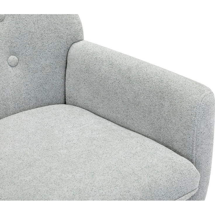 Vente-unique - SERINO - Sessel mit gerader Rückenlehne - Holz, Platte - Holz - Grau - 65 x 68 x 79 cm – Bild 5