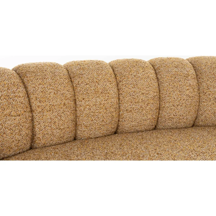 DutchBone Sofa Duvane 7-Sitzer Braun mit Eukalyptusholz-Gestell im Boho-Chic 286x286x68 cm – Bild 2