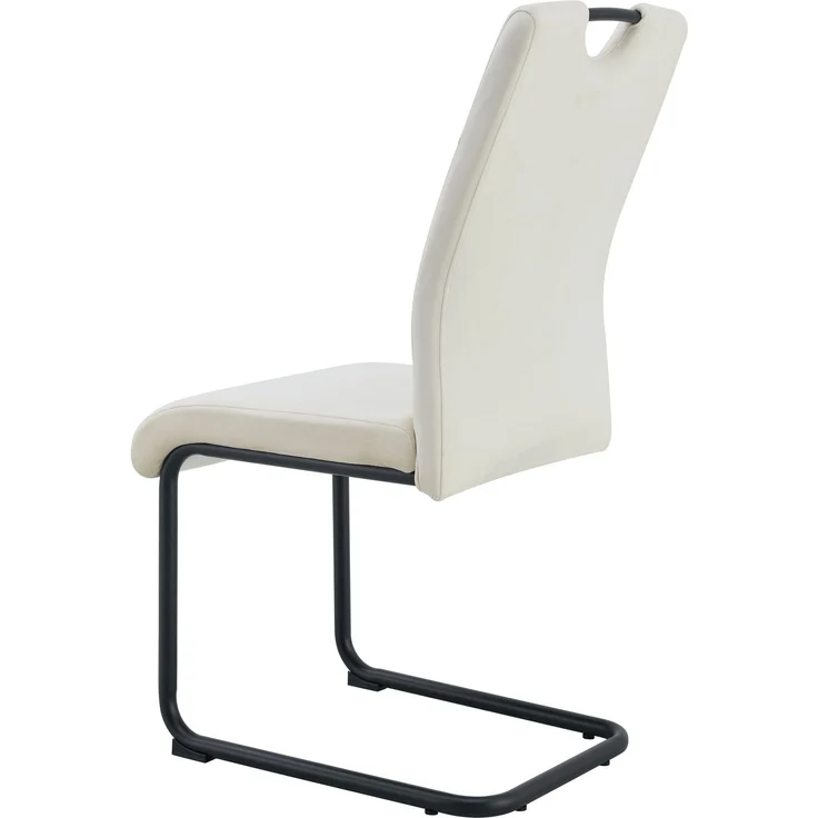 Schwinger-Stuhl 2er Set Lyon Stühle in Creme - gemütliches Design - B/H/T: 43x98x61 cm – Bild 7