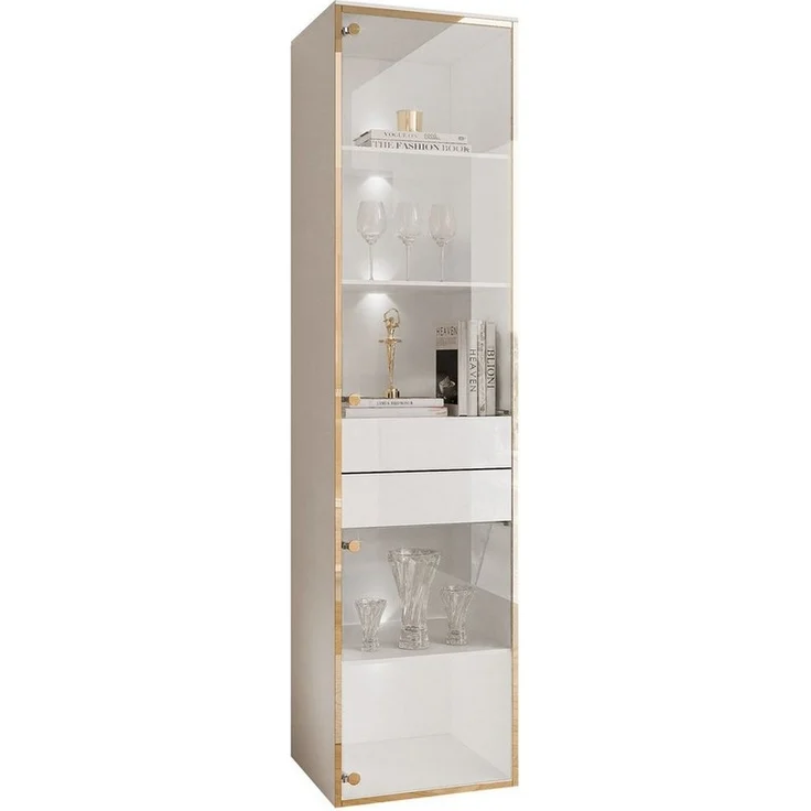 Lookway Glasvitrine AURORA mit LED-Beleuchtung Breite: 45 cm – Bild 1