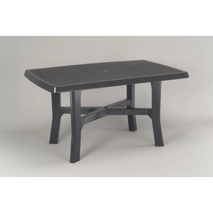 Progarden Rodano Tisch polypropylen 138 x 88 x 72 cm anthrazit