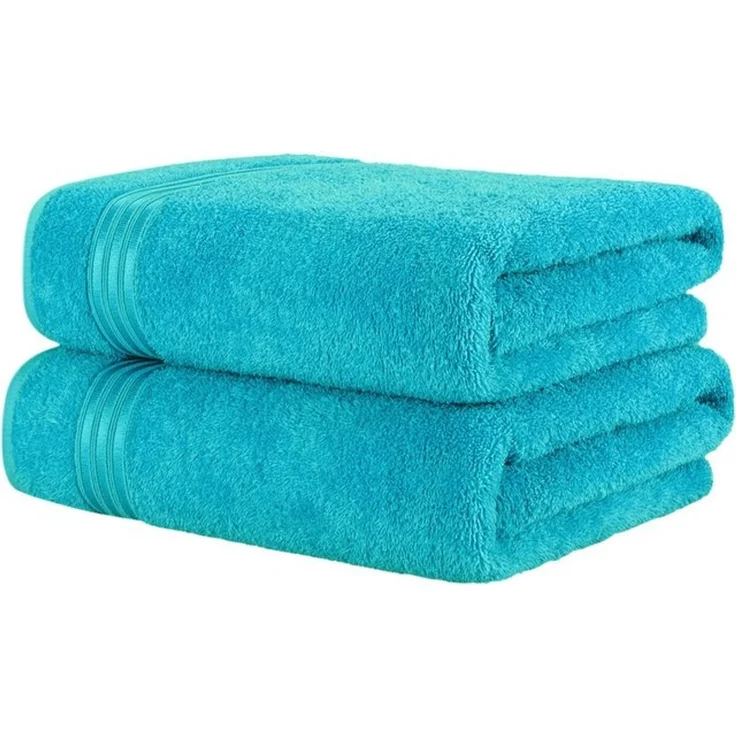 HAMMETEX Saunatuch Hammetex 2er Set extra große Saunatücher, Frottier (Packung, 2-St), 100% Baumwolle – Weich & Saugfähig – Luxuriöse Große Spa-Badetücher – Bild 4