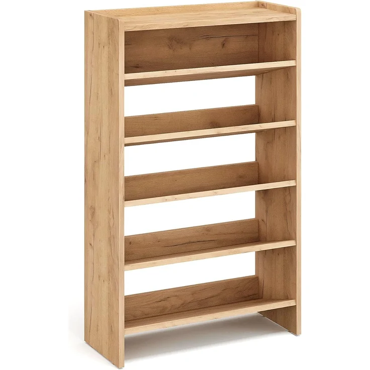 KOMTO Schuhregal Elexis 5 Schmal - Schuhablage Flur mit 5 Ebenen Offener Schuhschrank, Schuhschrank Schuh Organizer Platzsparend, 60 x 25 x 98 cm – Bild 6