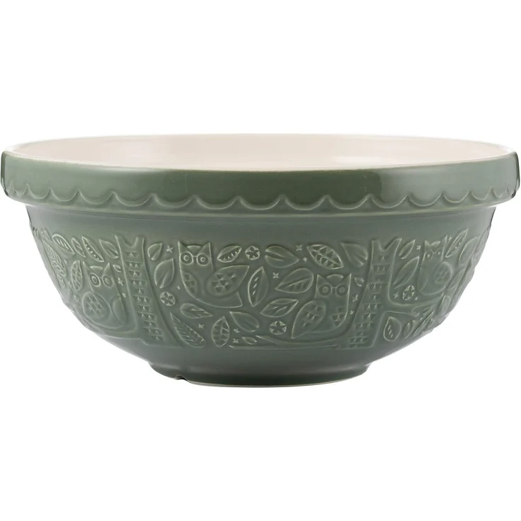 Mason Cash In the Forest ovale Auflaufform 26 cm 2 7 L grüne Eule – Bild 1