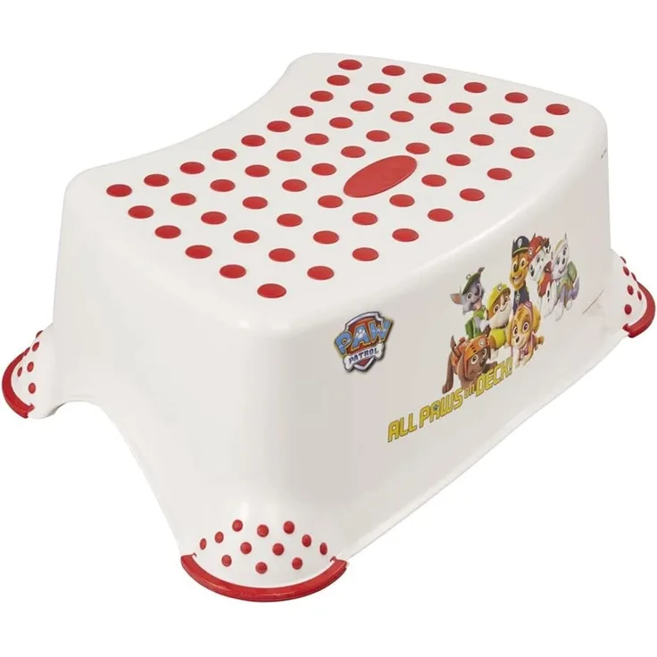 Keeeper Tritthocker mit Anti-rutsch-Funktion Paw Patrol rot weiß