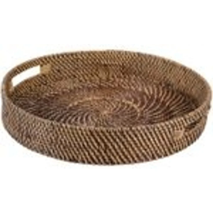Rattan Tablett Bea rund M – Bild 7