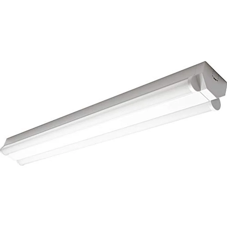 Müller-Licht LED Werkstattleuchte Basic - 2-flammig für Wand- und Deckenmontage - koppelbar - 60 W - 4000 K - 5000 lm - Aluminium - weiß 20300522, 1 Stück (1er Pack) – Bild 1