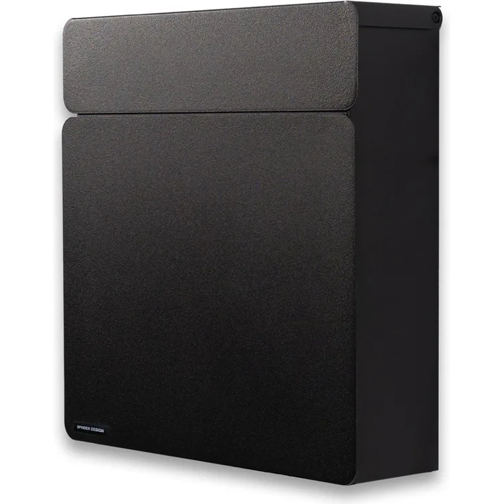 Spinder Design Briefkasten Inbox Schwarz
