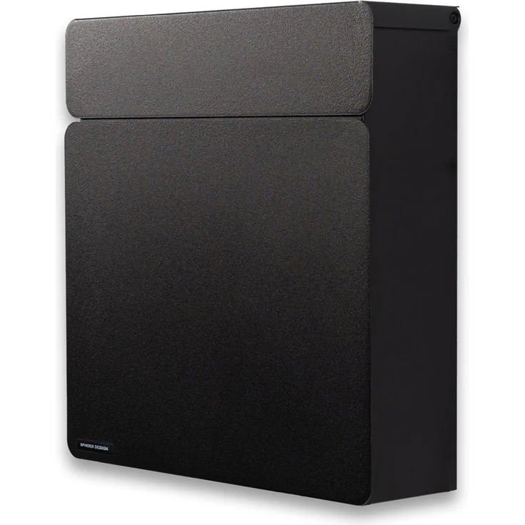 Spinder Design Briefkasten Inbox Schwarz – Bild 1