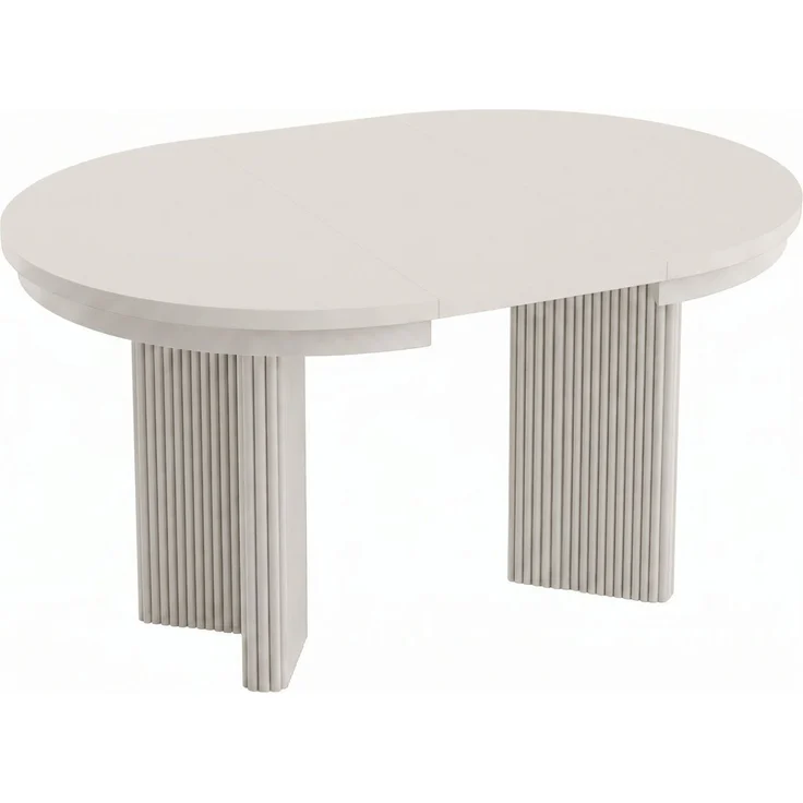 Beautysofa Esstisch PRESTIGE runder Design-Tisch ausziehbar Ø 100–180 cm oder Ø 120–200 cm (Metallbeinen, hitze- und verfärbung beständig), verschiedene Farben – Bild 4