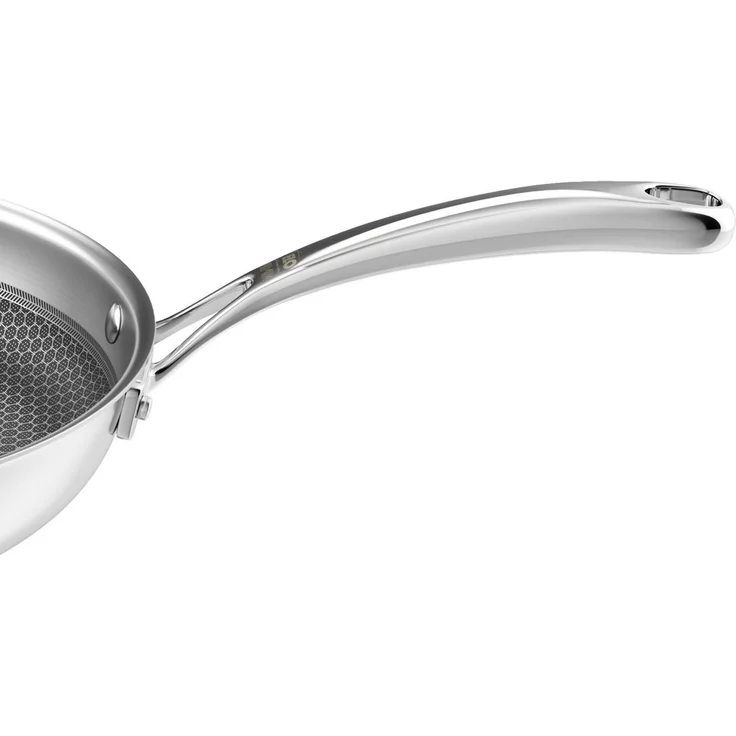 Elo Premium Bratpfanne Relief Evolution, Edelstahl 18/10 (1-tlg), einzigartiges Öl Dosiersystem, Induktion – Bild 4