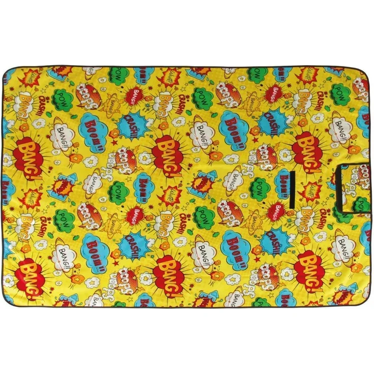 Picknickdecke wasserabw. mit Fotodruck, Auswahl: Größe - 80x120 cm Design - Comic, Stranddecke Kofferraumunterlage Campingdecke – Bild 2