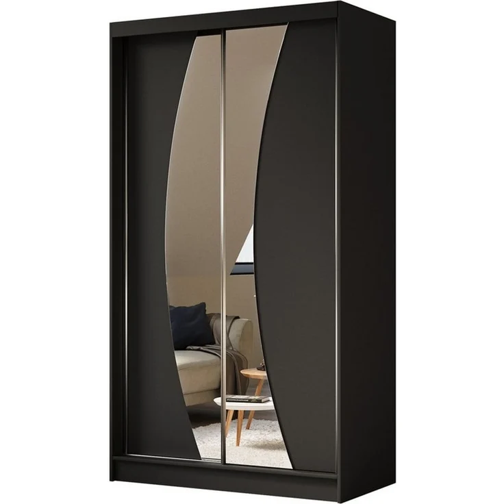 Beautysofa Schiebetürenschrank VOX II mit Schubladen, mit Spiegeln, Breite: 240 cm – Bild 5