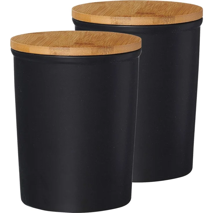 Ritzenhoff & Breker Jasper Vorratsdose 1,8 l schwarz 2er Set – Bild 1