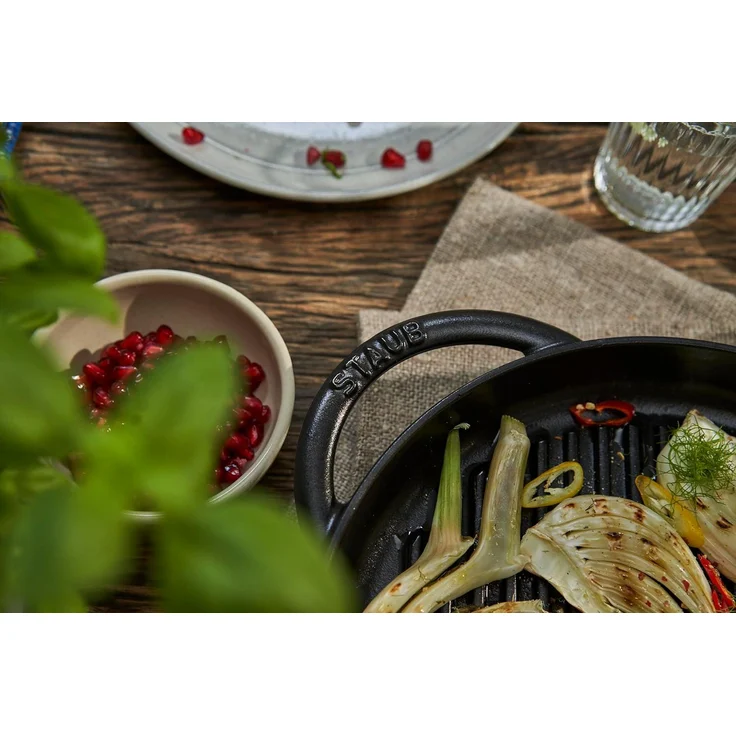 Zwilling STAUB, Grillpfanne, Emaille, Schwarz – Bild 4