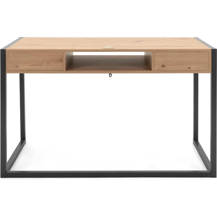 Schreibtisch >Arvada< in Artisan Eiche aus MDF - 120x75x60cm (BxHxT) – Bild 4