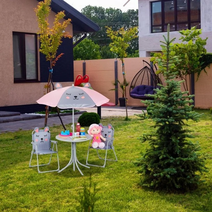 Camping Kindersitzgruppe mit Schirm – Bild 3