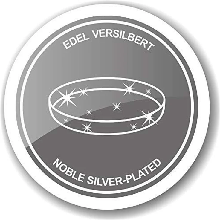 EDZARD Dekotablett Coro, rundes Serviertablett, versilbert und anlaufgeschützt, Ø 23 cm – Bild 7