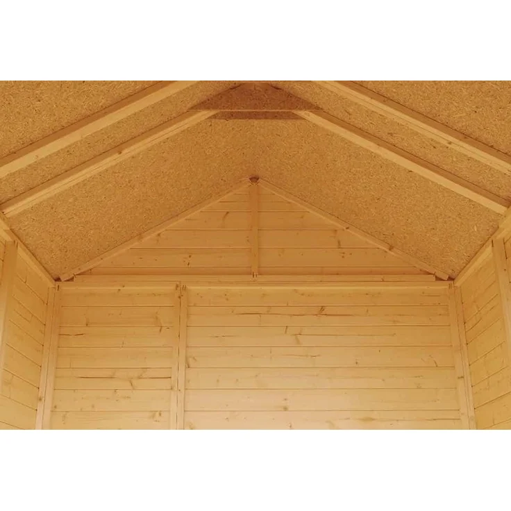 Alpholz Gerätehaus Osterbek Gerätehaus aus Holz Geräteschrank mit 14 mm Wandstärke Gartenhaus mit Montagematerial – Bild 7