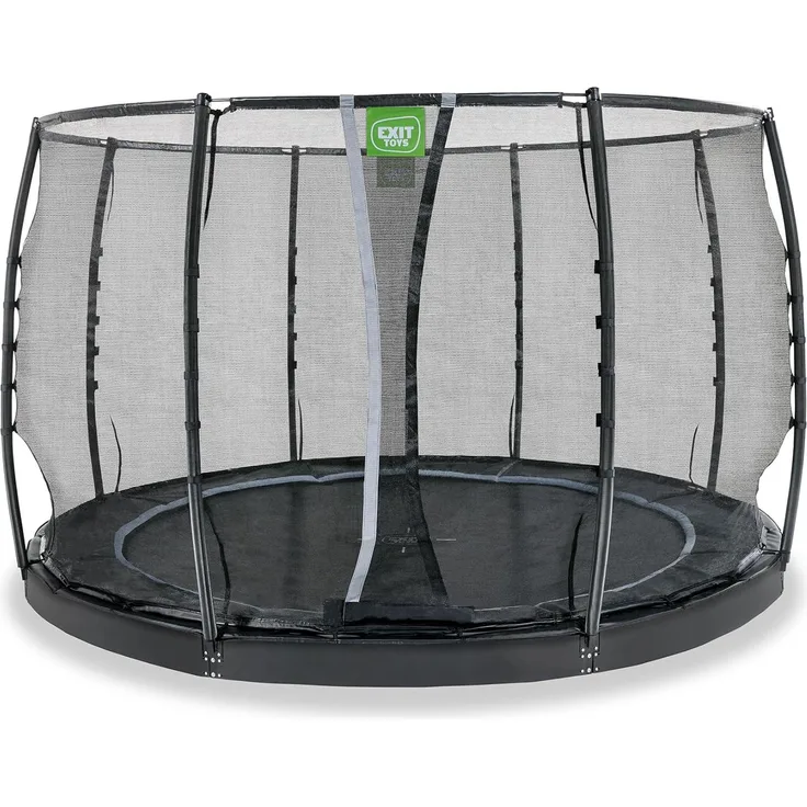 EXIT Trampolin Dynamic Ground Level 305 cm schwarz mit Netz
