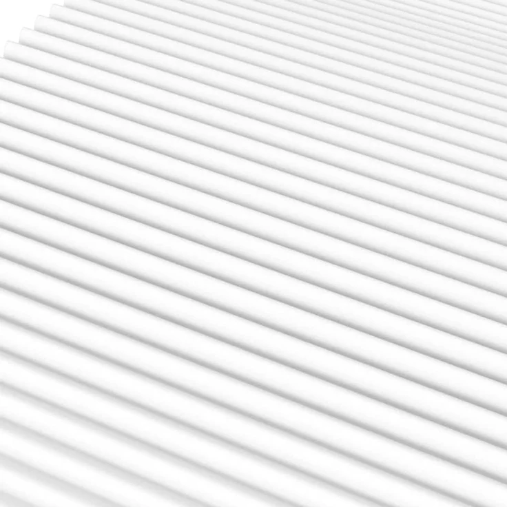 vidaXL Schaumstoffmatratze Weiß 80x220 cm Härtegrad H2 H3 4016638 – Bild 5