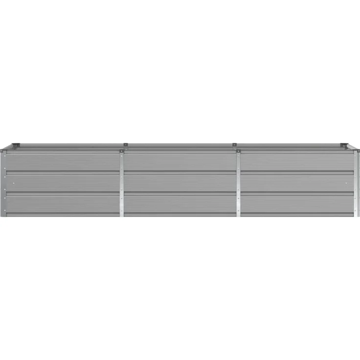 vidaXL Pflanzkübel Hellgrau 240 x 80 x 45 cm Stahl 42018142 – Bild 4