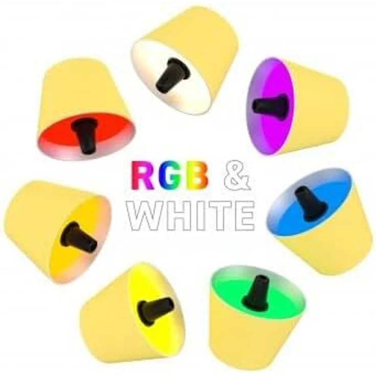 Sompex Flaschenleuchte TOP 2.0 Gelb LED RGBW mit Akku – Bild 4