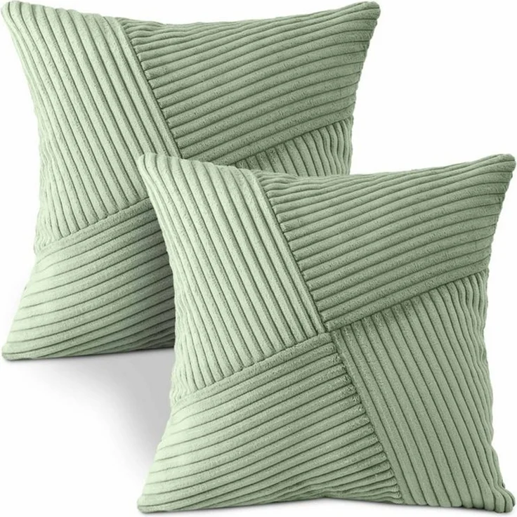Amilian Dekokissen mit Füllung und Kissenbezug - 2er Set - Zierkissen, Sofakissen, Kissen, (2 Stück), 40x40 cm, Kuschelkissen, Kopfkissen mit Kissenfüllung – Bild 4