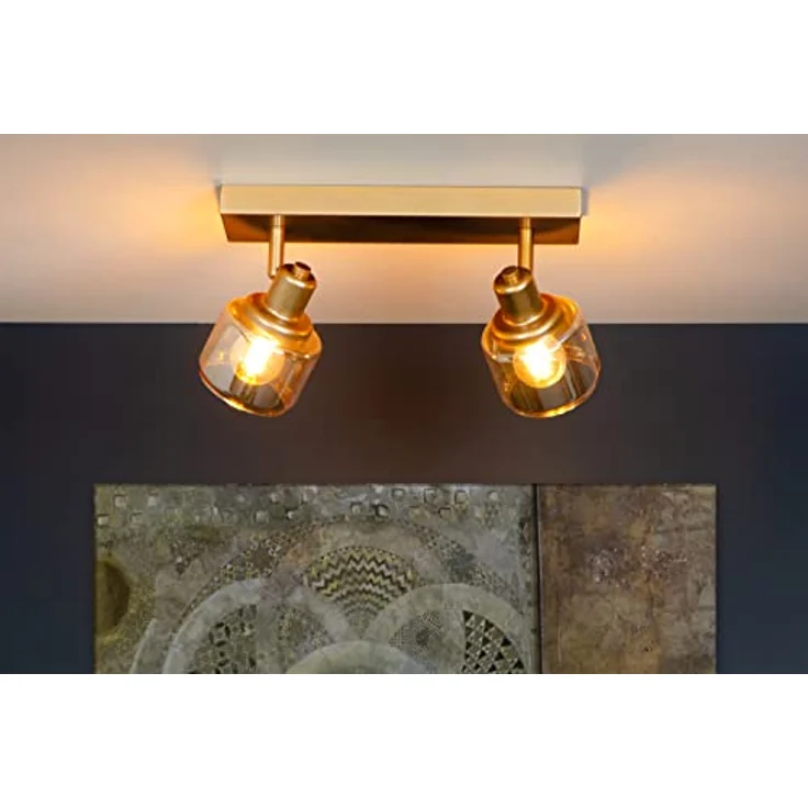 Lucide BJORN Plafondspot, Deckenstrahler in Mattes Gold/Messing, 77979/02 – Bild 3