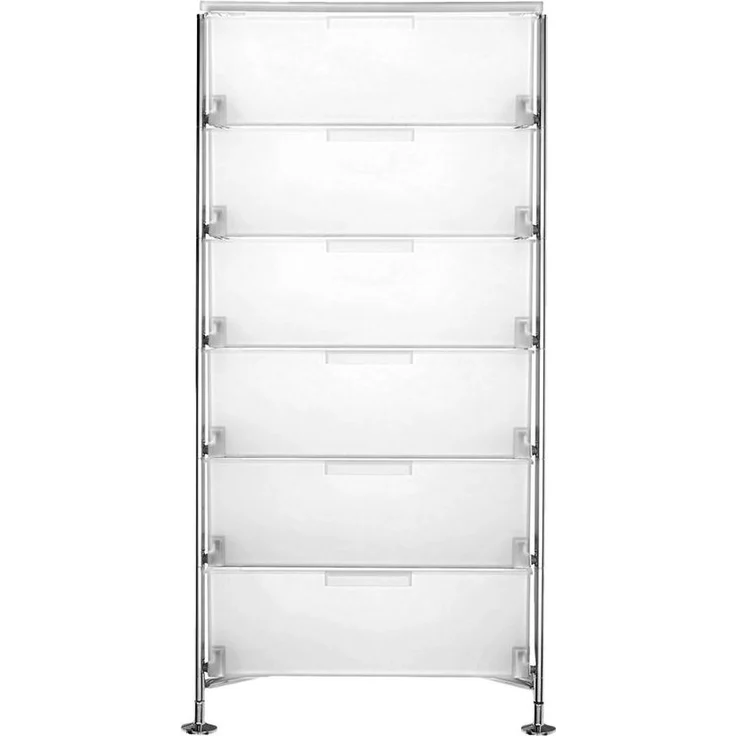 Kartell Mobil Aufbewahrungsschrank Stahl/Verchromt – Bild 1