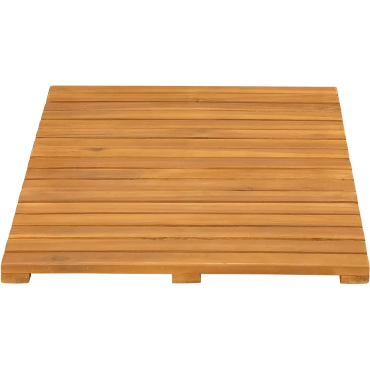 vidaXL Badematte Uni Braun 60 x 40 cm Holz 42025254 – Bild 5