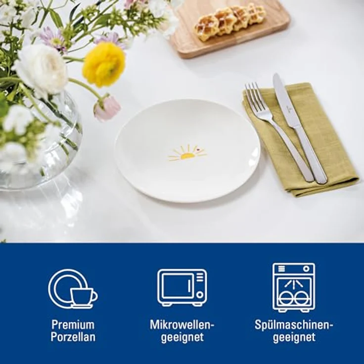 Villeroy & Boch With Love Frühstücksteller ø 21,2 cm Hello Sunshine – Bild 3