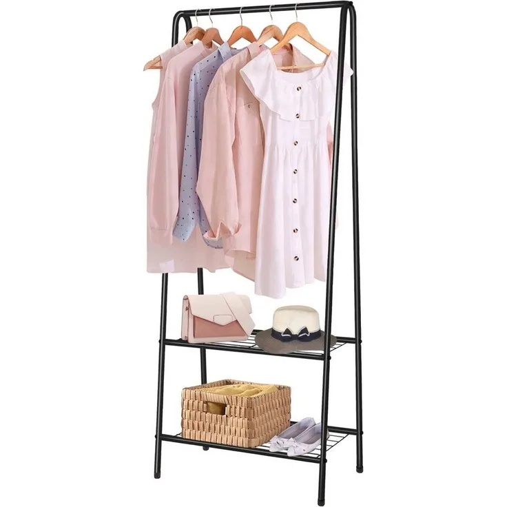 Youyijia Kleiderständer Clothes Rack Metal Clothes Rail 60 cm x 151 cm Small Coat Stand