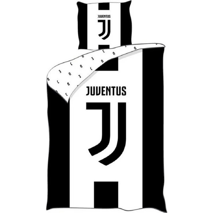 Juventus Bettwäsche-Set 140x200 cm + 65x65 cm 100% Baumwolle für Fußballfans – Bild 2