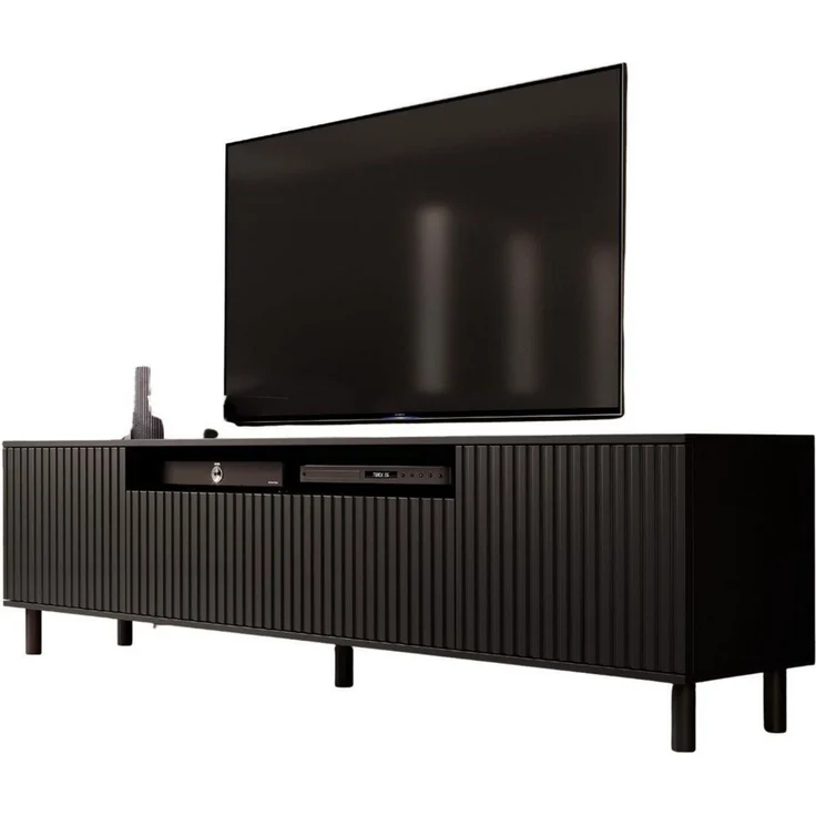 Compleo TV-Schrank 200 cm breit,Hängendes TV-Lowboard oder auf hohen Füßen – Bild 1