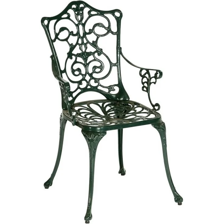 MERXX Gartensessel Lugano (1-St), Aluminium, grün – Bild 2