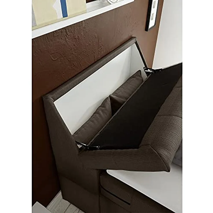 Lomadox CONCORD3M-09, Boxspringbett 120x200 cm, elektrisch verstellbar mit 7-Zonen-Tonnentaschenfederkern, Artemis 18 silver – Bild 3