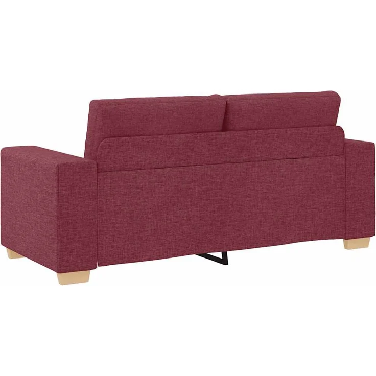 vidaXL Loveseat-Sofa Weinrot 140 cm Stoff 4105081 – Bild 5