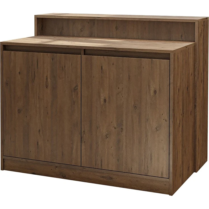Roomart Kücheninsel CORTADO – Bartisch & Küchentisch mit Stauraum – 120×100×80 cm – Modernes Design • Eiche – Bild 7