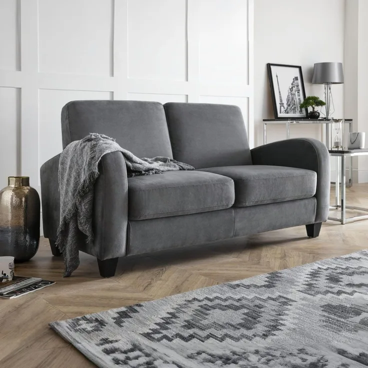 Julian Bowen Vivo 2-Sitzer-Sofa, Grau